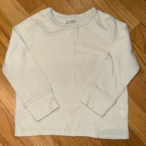 The Children’s Place Toddler boy’s thermal long sleeve shirt 18-24M, cream color